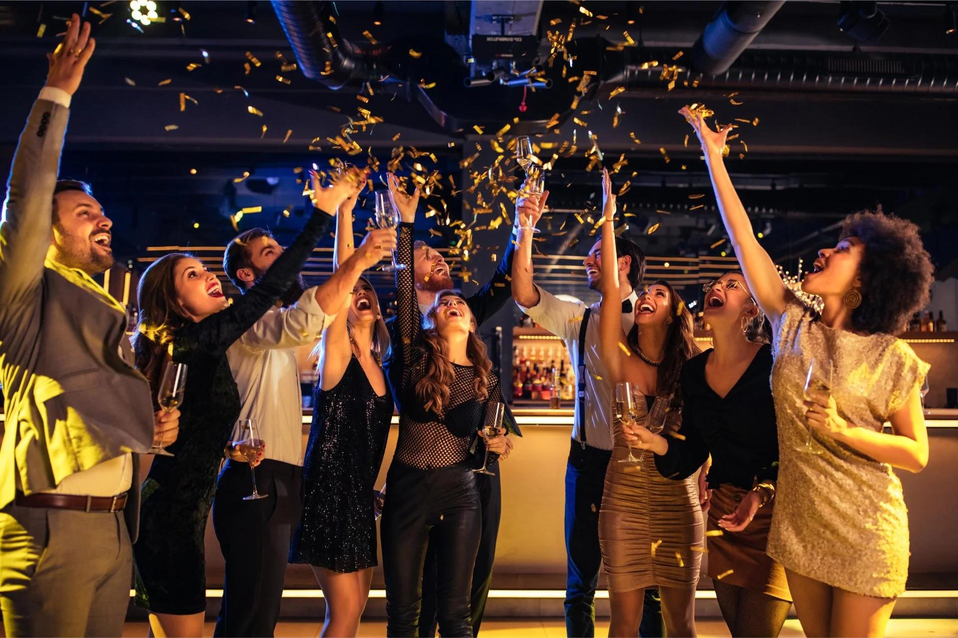 Feestfoto bij review van Jan de Vries 2