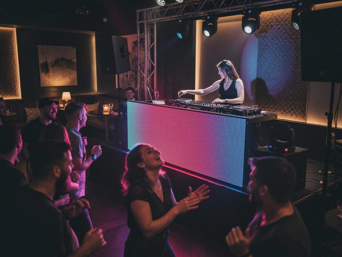 Afterparty DJ mixt door tot het einde terwijl de dansvloer om een uur s nachts nog vol in beweging is.