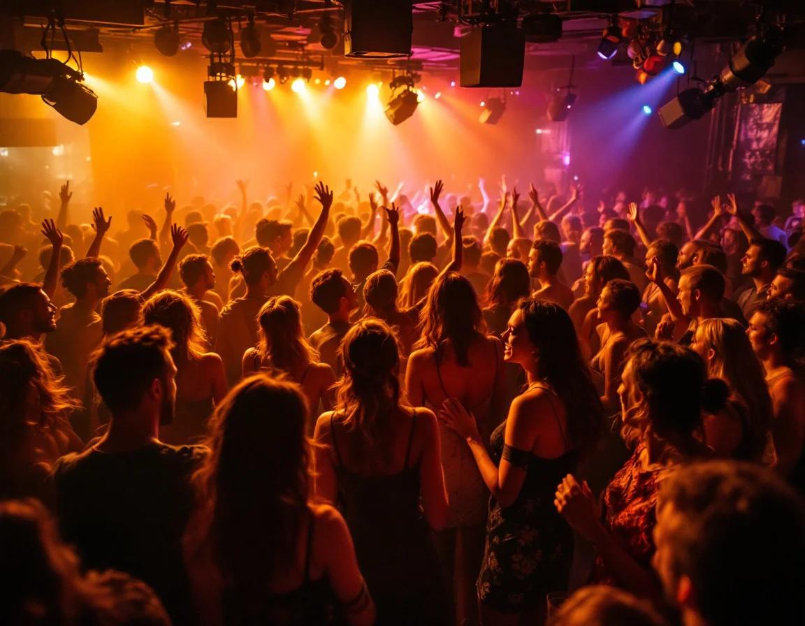 Een levendige feestvloer vol dansende mensen laat zien hoe eenvoudig het is om via feest.dj de perfecte sfeer te vinden.